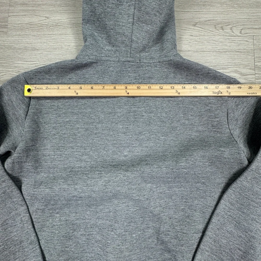 Polo Ralph Lauren Mens Hoodie Full Zip Gray Large Embroidered Pony Logo